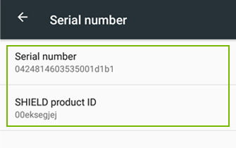 Nvidia Shield Tablet Serial Number
